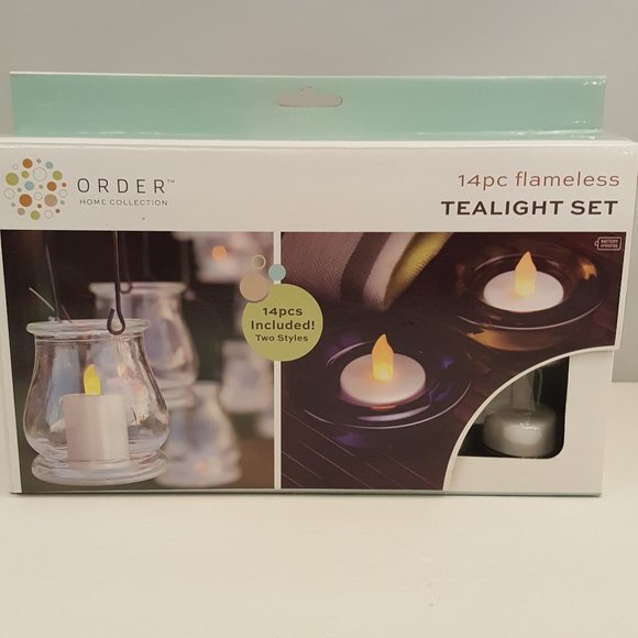 Order Home Collection Tealight & Votive Safe Flameless Candles 14-Piece - Picture 1 of 11